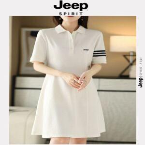 JEEP 여름 순면 A라인 여성 캐주얼원피스
