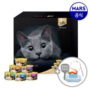 [11번가 단독팩] 쉬바캔 85gx27개 골라담기+모래삽+고양이낚시대+베베숲물티슈