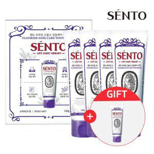 프.라임 잇몸케어 고.불소치약 프레쉬.민트향 120g 4개 +잇몸케어 120g 1개