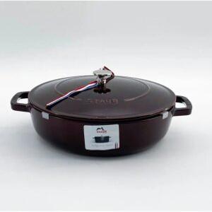 스타우브 B품 시스테라 전골 석류레드 28cm 인덕션 무쇠냄비 주물 전골냄비