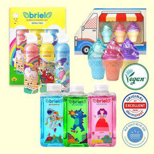 브리엘 버블 200ml 3종+바스슬라임 480ml 1종+립밤 3종세트