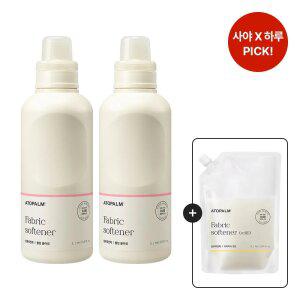 [사야&하루PICK!] 아토팜 섬유유연제 1000ml ( 튤립블라썸) x2개+[증정]섬유유연제 리