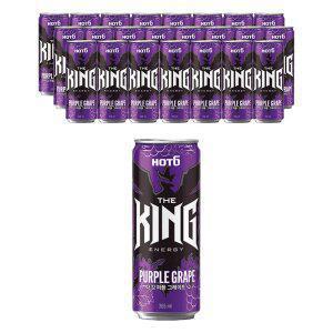 [핫식스] 더킹 퍼플 그레이프 355ml, 24개