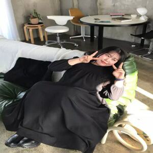 단색 캉캉 프릴 원피스