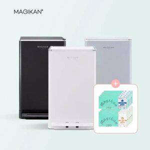 매직캔 쓰레기통 휴지통 [히포크롬+리필 10개] 기저귀 페달형 저소음