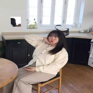 데일리 울 스판 라운드 넥 가디건