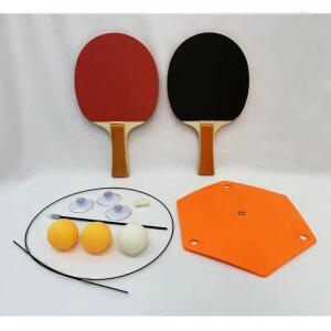 J2K 셀프 탁구 홈트레이닝 연습 라켓 공 거치대 세트