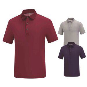 콜핑 남성 하이쿨 멜란지 면터치 PK 등산 반팔 카라 티셔츠 2342TK927M