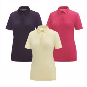 콜핑 여성 하이쿨 멜란지 면터치 PK 등산 반팔 카라 티셔츠 2342TK927W