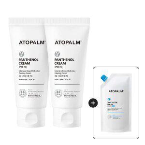아토팜 판테놀 크림 80ml 2개+[증정]탑투토워시 리필 250ML
