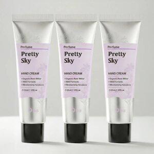 오브라 퍼퓸 핸드크림 프리티스카이 3개 각 50ml