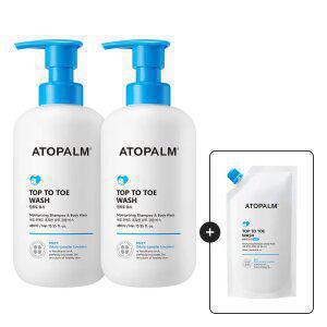 아토팜 탑투토워시 460ml 2개+[증정]탑투토워시 리필 250ML
