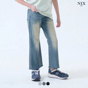 [NIXKIDS]여아) BK톤/B톤/L톤 워싱 풀밴딩 롱 플레어 (LKTSCDF921M)