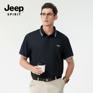 JEEP SPIRIT 반팔 티셔츠 남성 여름 아웃도어 기능성 작업복 반팔티