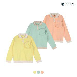 [NIXKIDS]유니)CM 30S PQ 담보루 레귤러핏 포켓 카라 티셔츠(FKSSCTC704M)