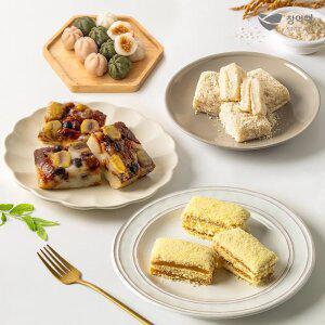 창억떡 인절미/찰떡/설기 4봉 골라담기