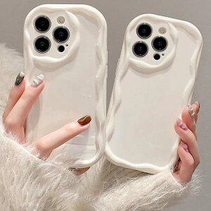 최신 갤럭시 아이폰 케이스 물결 웨이브 화이트 투명 TPU / 핸드폰케이스 S26 S25 S24