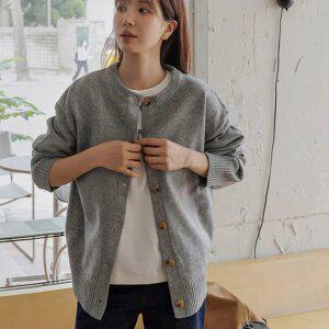 에브리웨어 루즈핏 가디건(라운드/브이넥)