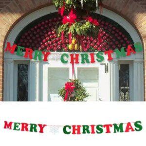 새해 신년 데일리 기록 일기장 플래너 메리 크리스마스 가랜드 1세트(2개)