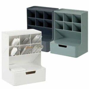 데스크테리어 사무실 책상 위 소품 다용도 수납 정리함 데스크 오거나이저 책상정리함