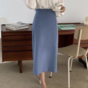 그로잉 미디 스커트(스프링.ver) 봄 여성 하객룩 단정룩 출근룩 데일리룩 데이트룩