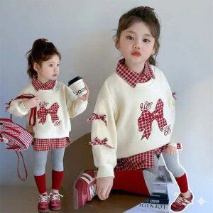 레드 리본 상하복