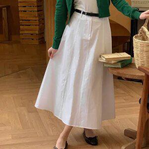 로웰 플레어 롱 스커트 여름 여성 데일리룩 데이트룩