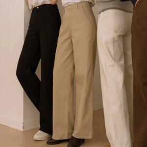 소프트코튼 절개 와이드팬츠(숏/기본/롱)