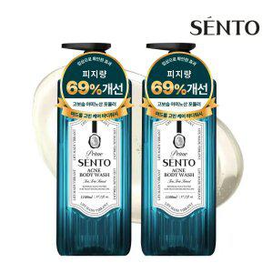 센.토 프라임 보.타니컬 시카 여드름 바디워시 티트리포레스트향 1100ml 2개