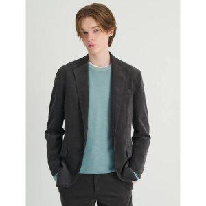 [로가디스] [로가디스] [SMART SETUP] 면 몰스킨 솔리드 셋업 재킷  애쉬 (RY4811P344