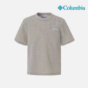 키즈 우븐 반팔 티셔츠_베이지 (C62-YMK606)