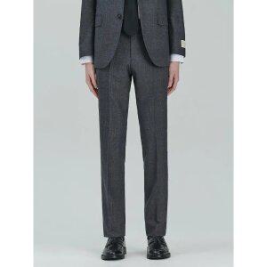 [로가디스] [로가디스] FABIO 브러쉬드 울 체크 루즈 핏 수트 팬츠  그레이 (RX4802N0