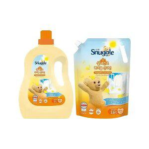스너글 섬유유연제 실내건조 허거블 선샤인 2L, 1개 + 리필 2.6L, 1개
