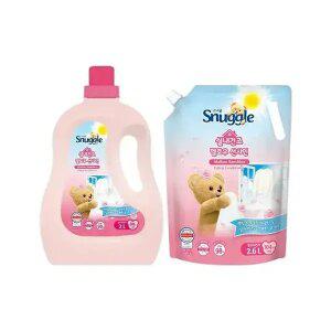 스너글 섬유유연제 실내건조 멜로우 선샤인 2L, 1개 + 리필 2.6L, 1개