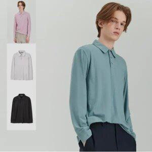 [로가디스] 레이온 혼방 기모 스트레치 칼라넥 티셔츠 (4종 택1)