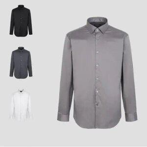 [로가디스] 스트레치 솔리드 레귤러핏 셔츠 (4종 택1)