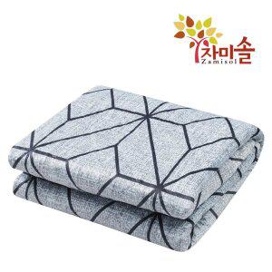 자미솔 탄소매트 EMF인증 전기요 그레이 어블릭 카본매트 싱글 / 더블