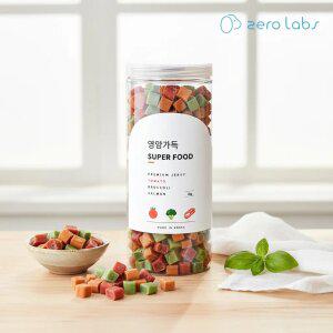 제로랩스 웰니스 영양가득 져키 토마토+브로콜리+연어 1000g 강아지간식 피부 모질 관