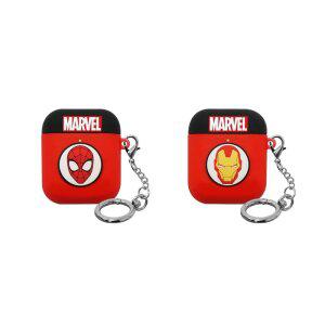 마블 에어팟2세대 에어팟케이스 스파이더맨 아이언맨 택1