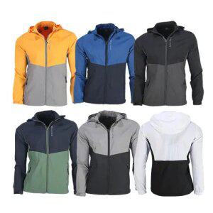 페라어스 남성 후드탈착 하프배색 바람막이 OCOUWF7008S2