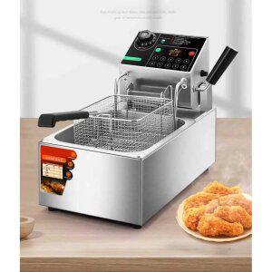 상업용 전기 프라이어 타이머 초음파 감자 튀김기