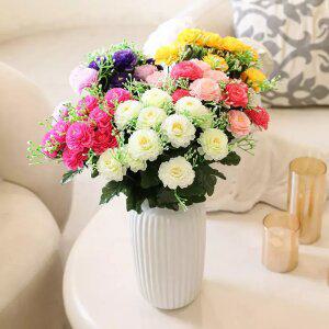 생화같은 장미 성묘 조화 산소꽃 부케 장식 컬피어스로즈