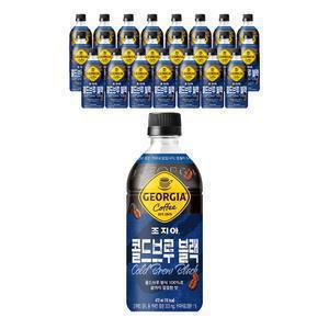 [코카콜라] 조지아 크래프트 콜드브루블랙 470ml, 24개