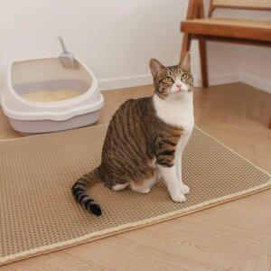 J2K 고양이 모래 매트 미끄럼 방지 반려동물 위생용품 화장실 배변