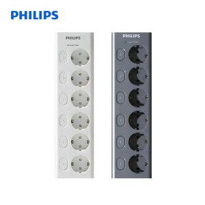 필립스 멀티탭 고용량 과부하차단 서지보호 맥스 6구 2M