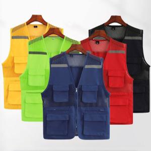 여름용 작업 망사조끼 메쉬 작업복 안전조끼 형광 안전용품
