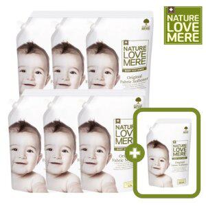 네이쳐러브메레 아기섬유유연제 리필형 1300ml 6팩 [GIFT] 유연제 리필 1팩