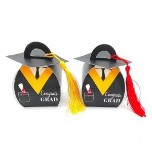 J2K 졸업구디백 5p 학사모 졸업식 선물 어린이집 포장상자