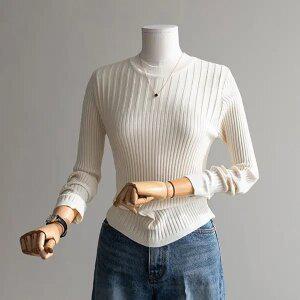 (안나앤모드) blinne 라운드 골지 니트[니트CRP45]