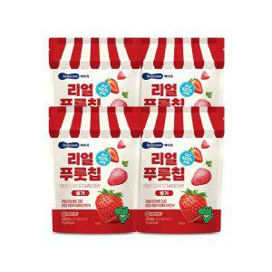 [베베쿡] 리얼푸룻칩 딸기 4봉
